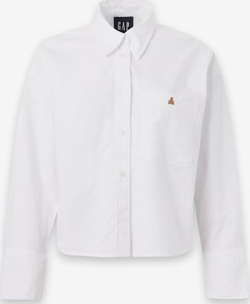 Gap Petite Bluse in Weiß: Vorderseite