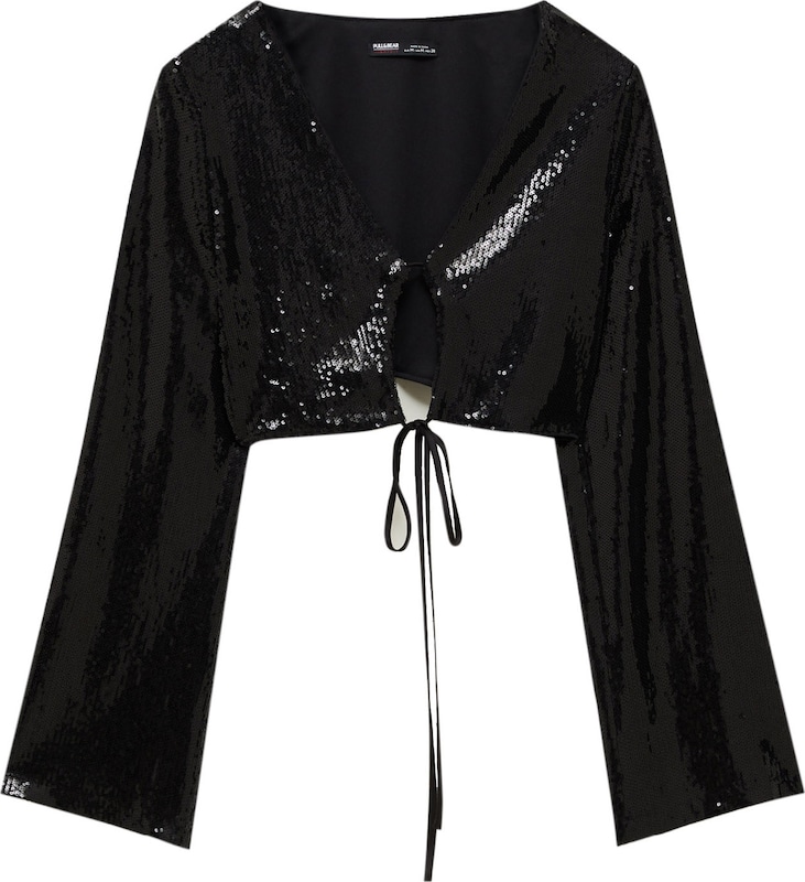 Pull&Bear Shirt in Schwarz YC5491 Pull&Bear Shirt in Schwarz YC5491
