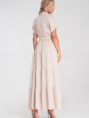 Abito da cocktail 'M1195' di Figl in beige