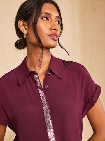 Camicia da donna di love & roses in lilla
