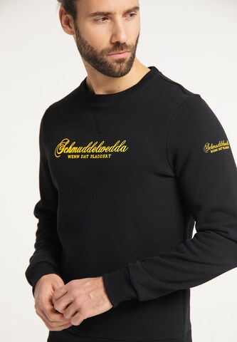 Schmuddelwedda Sweatshirt in Zwart