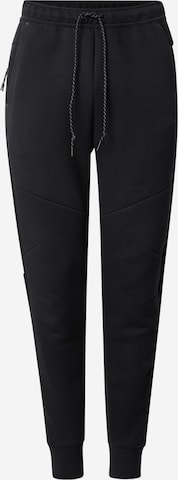 Nike Sportswear Tapered Nadrág 'Tech Fleece' - fekete: elől