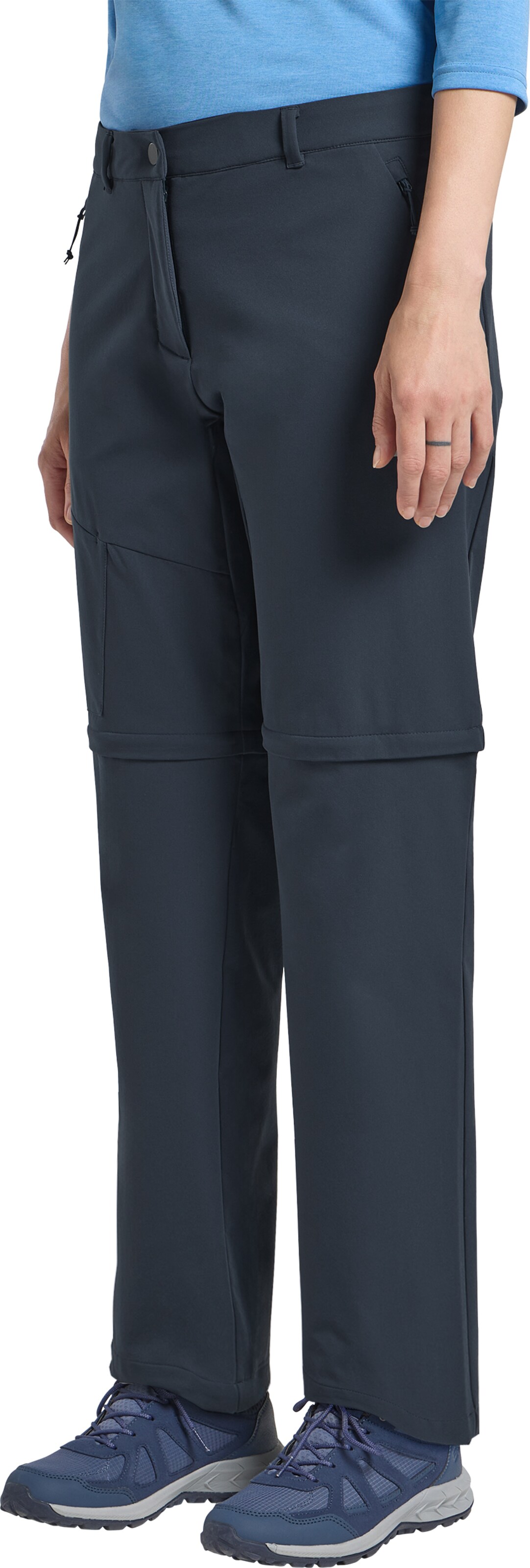 JACK WOLFSKIN Regular Outdoor Pants 'Pico' in Blue: front