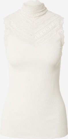 Tops en tricot rosemunde en beige : devant