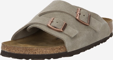 BIRKENSTOCK Pantolette 'Zürich VL' in Grau: predná strana