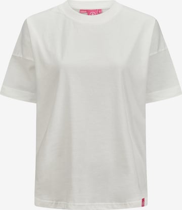 salzhaut Shirt 'LEEV' in Weiß: Vorderseite