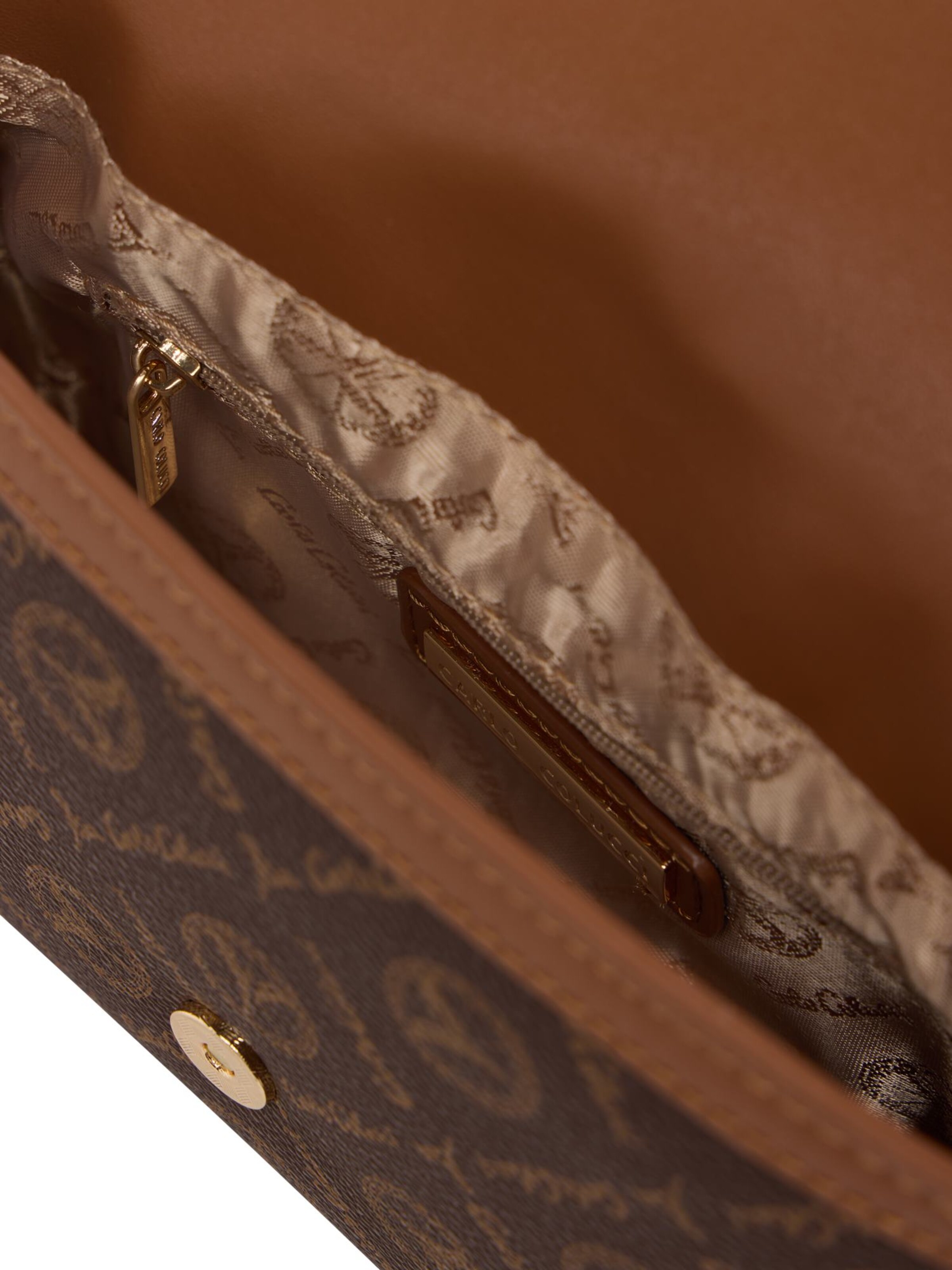 Carlo Colucci Crossbody bag 'Evison' in Brown