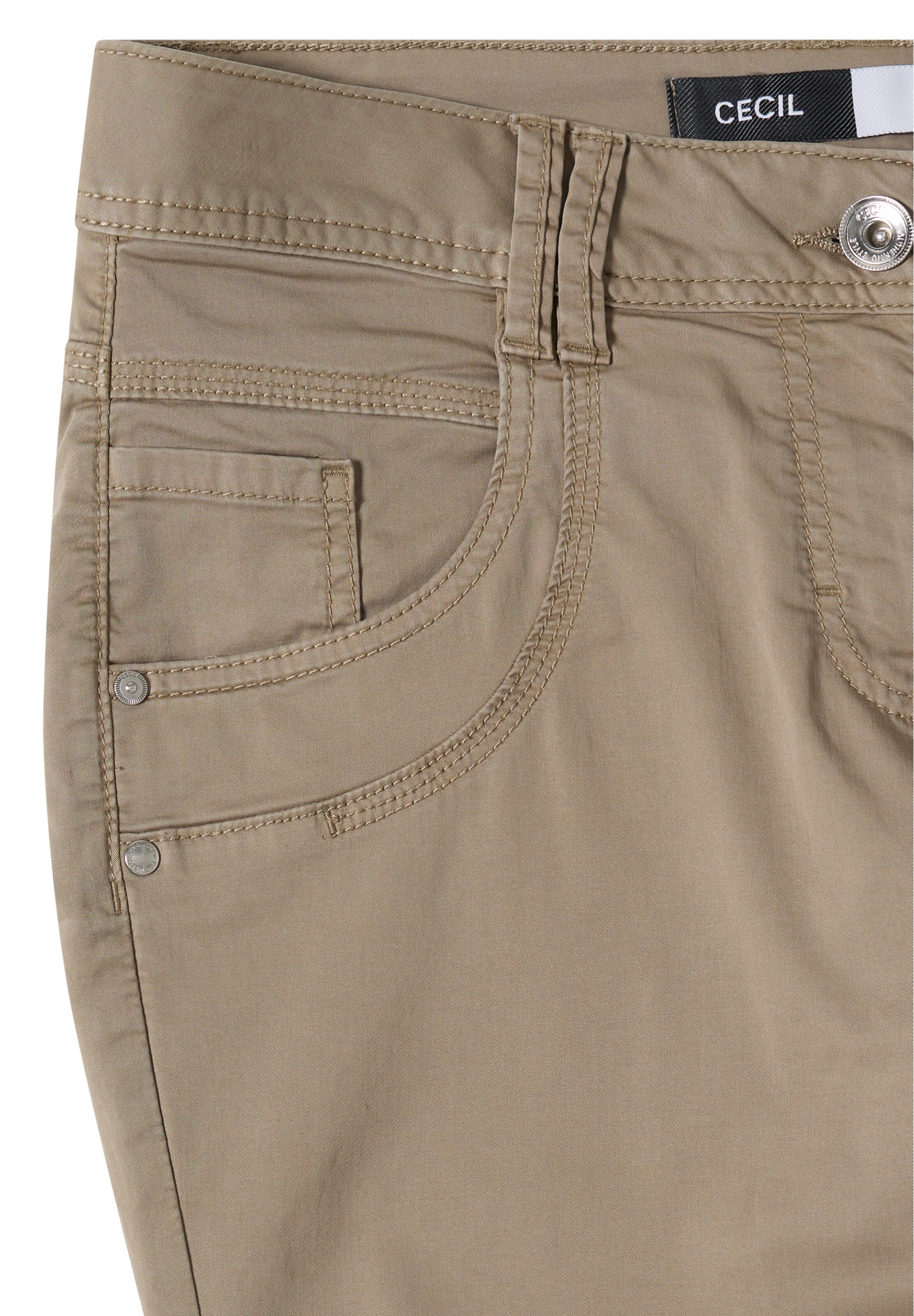 CECIL Regular Pants in Brown