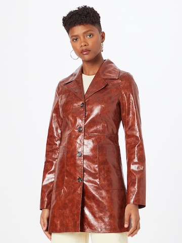 WEEKDAY Between-season jacket 'Hanna' in Brown: front