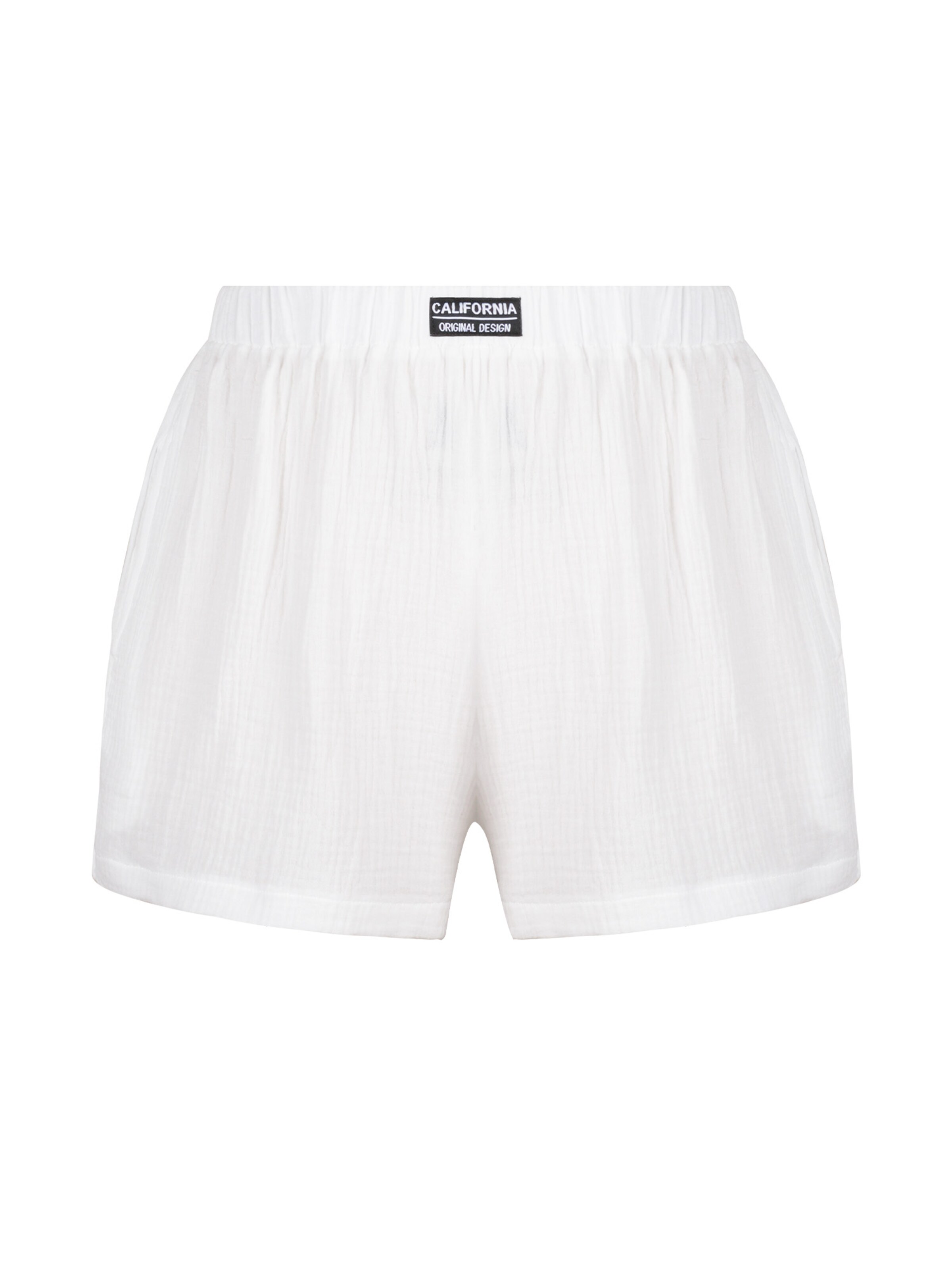 Cupshe Regular Pants in White: front