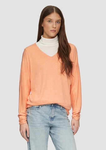 s.Oliver Shirt in Oranje: voorkant