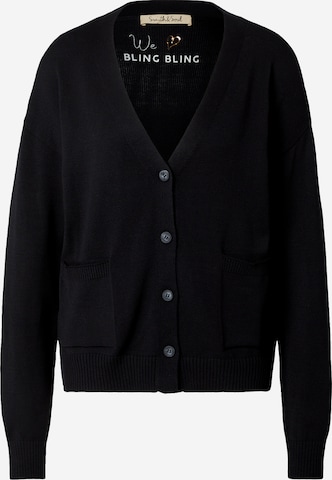 Geacă tricotată de la Smith&Soul pe negru: față