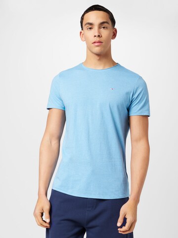 Tommy Jeans - Camiseta 'JASPE' en azul: frente