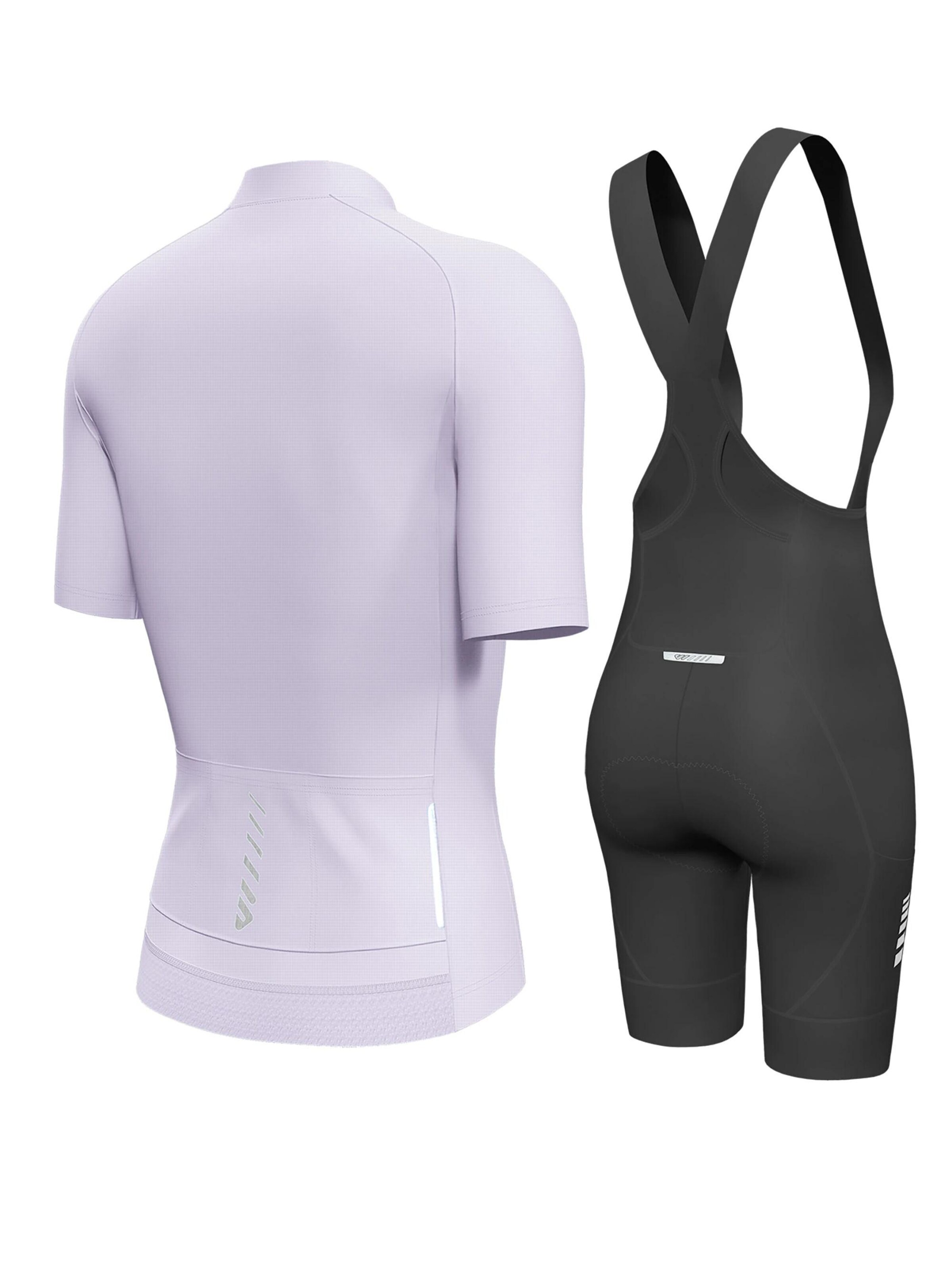 Survêtement 'Wulibike Radsport-Set Road Training & Fitness in Lila/Schwarz' WULIBIKE en violet