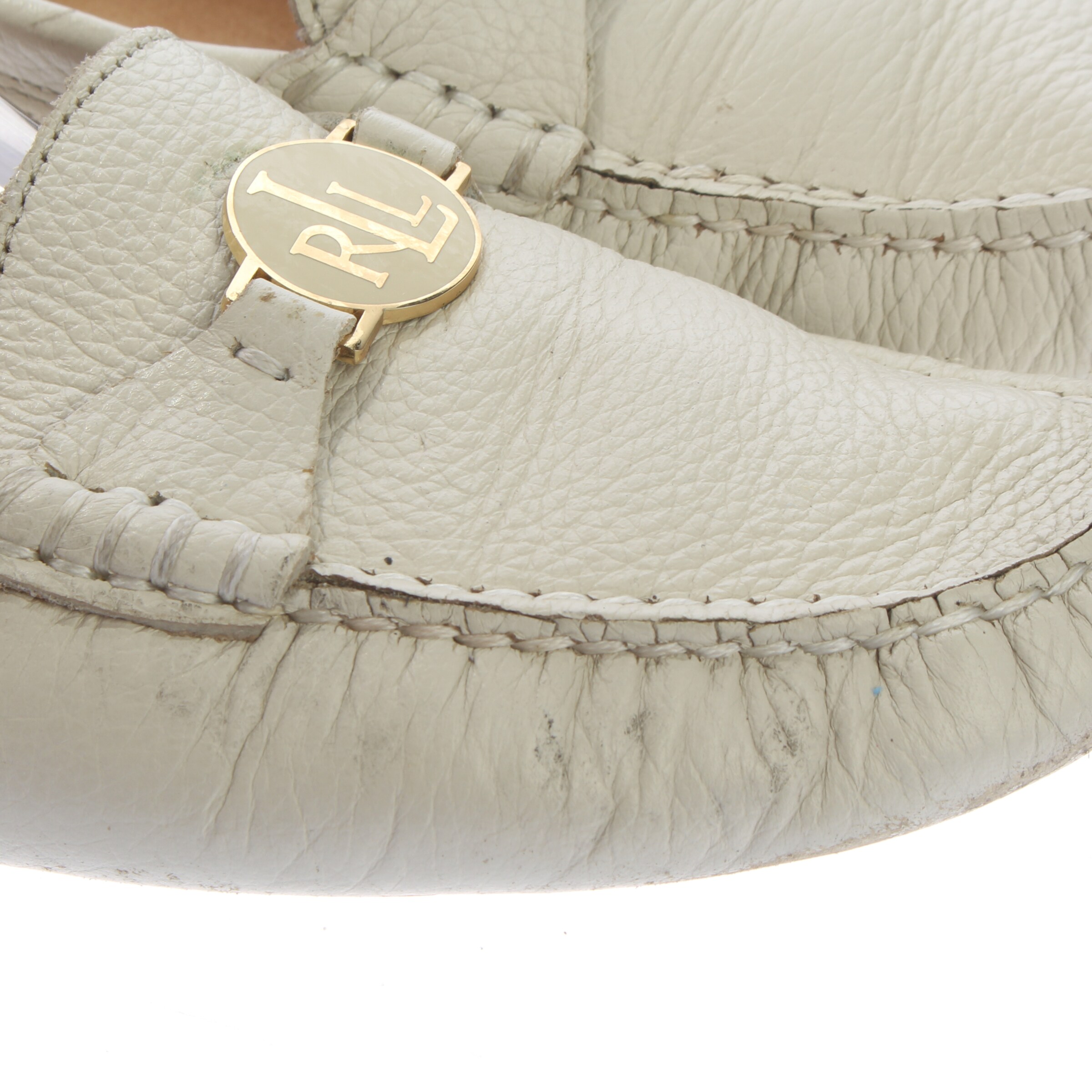 Lauren Ralph Lauren Flats & Loafers in 39 in White