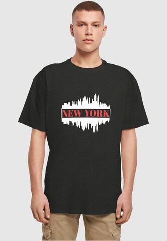 Merchcode Shirt 'New York' in Zwart: voorkant