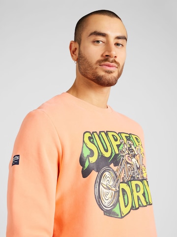 Superdry Sweatshirt 'Motor' i oransje