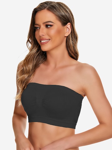 Magicshe Top 'Tube Top' in Schwarz: Vorderseite