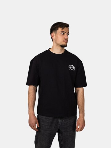 Crystal Paris Shirt 'Nightwolf'‌ in Schwarz: Vorderseite