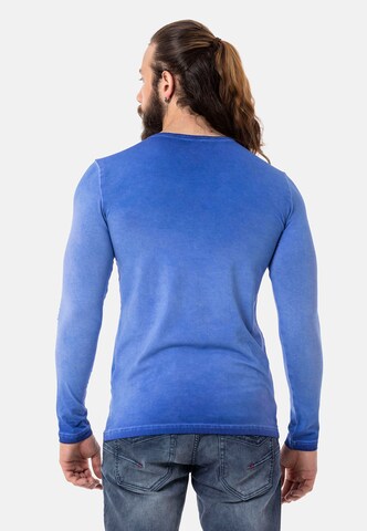 CIPO & BAXX Langarmshirt in Blau