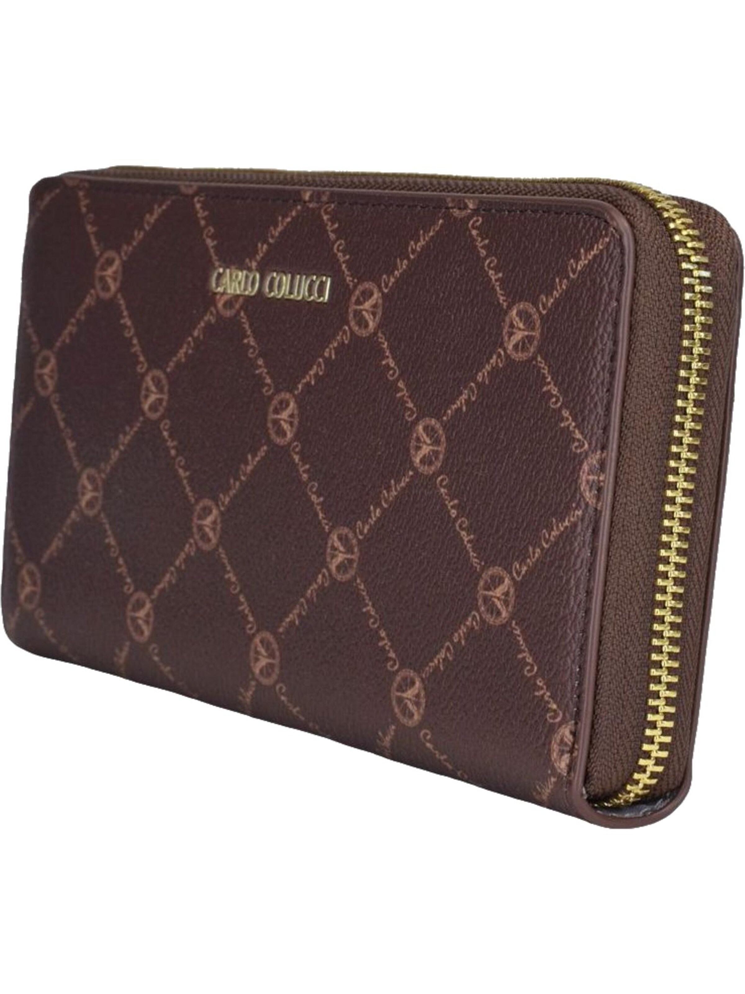 Carlo Colucci Portemonnaie 'Chierici' in Braun