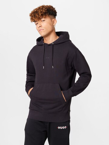 BOSS Sweatshirt 'Wefadehoody' in Black: front