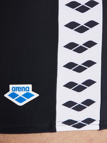 ARENA Urheilu-uimahousut 'ARENA ICONS SWIM SHORT SOLID' värissä musta