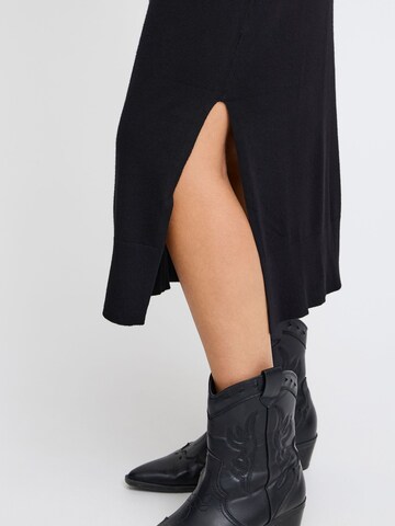 PULZ Jeans Knit dress 'SARA' in Black