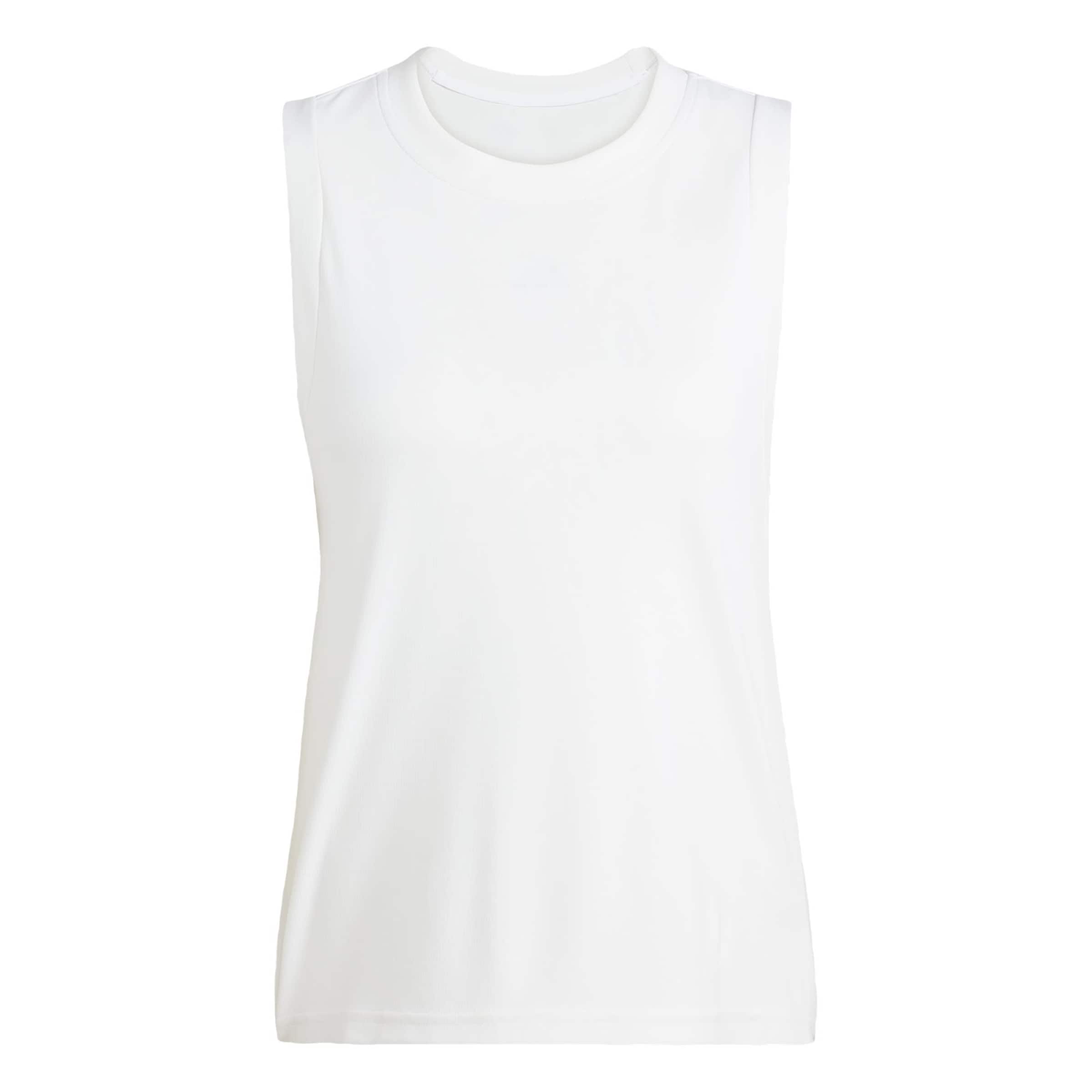 ADIDAS PERFORMANCE Sporttop in Weiß: Vorderseite
