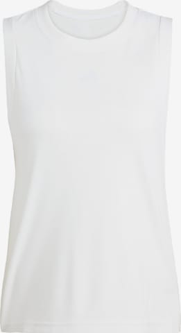 Haut de sport ADIDAS PERFORMANCE en blanc : devant