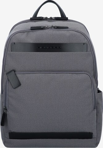 Piquadro Rucksack 'Zaino' in Grau: predná strana