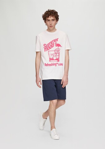 balts QS T-Krekls