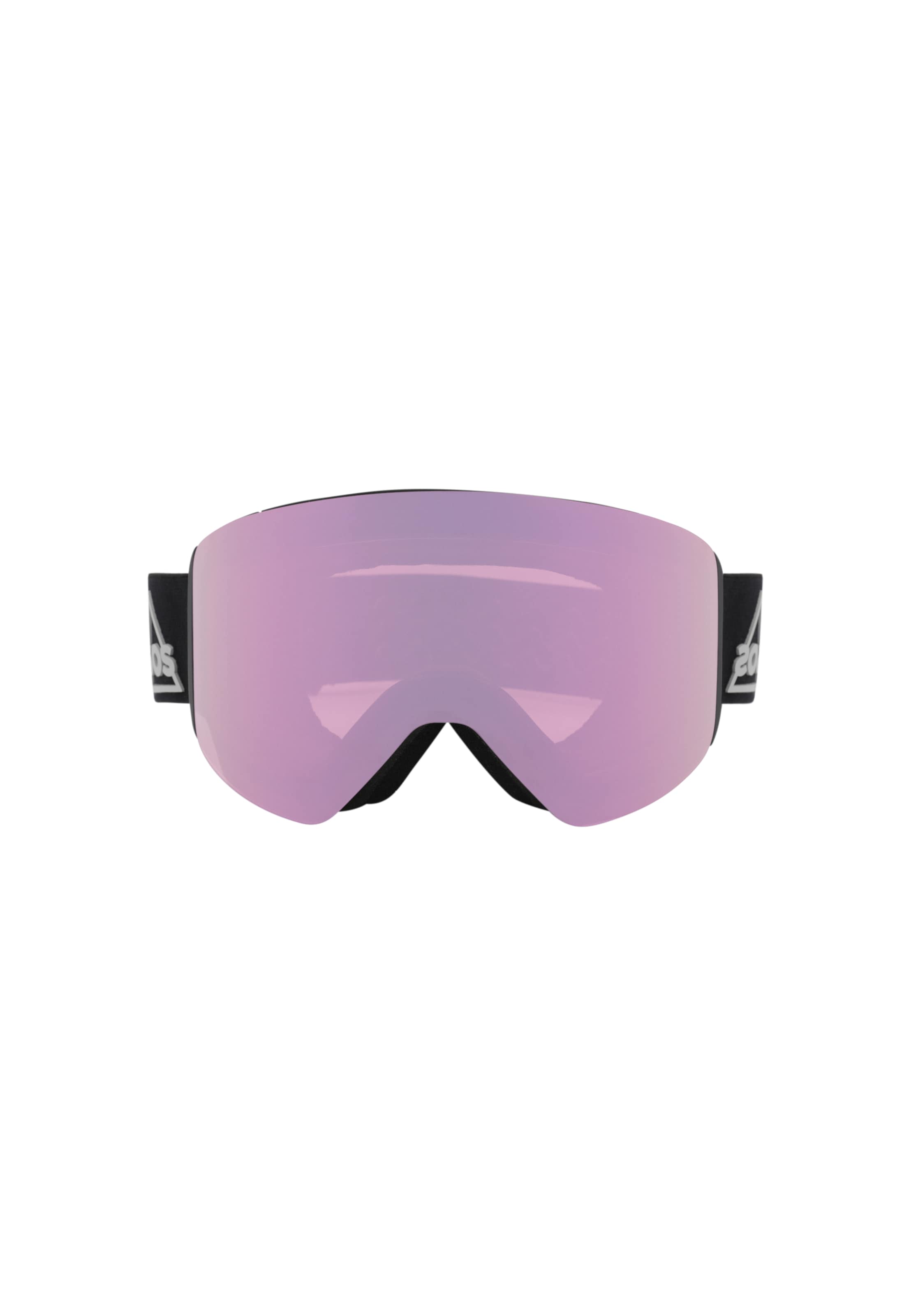 SOS Skibrille 'Seven Springs' in Schwarz: Vorderseite