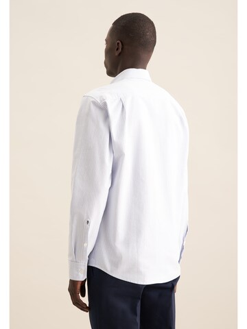 SEIDENSTICKER Regular fit Zakelijk overhemd 'SMART CASUAL' in Blauw