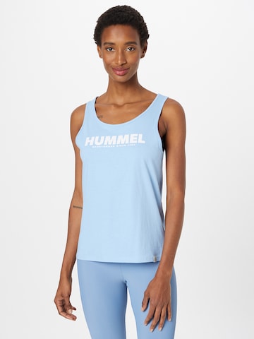 Hummel Sporttop 'Legacy' in Blauw: voorkant