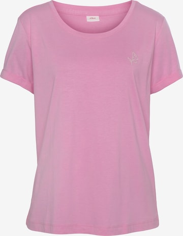 s.Oliver - Camisa em rosa: frente