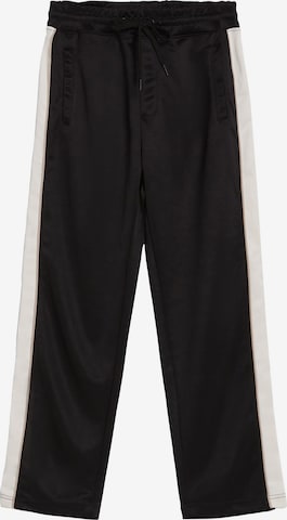 Regular Pantalon Bershka en noir : devant