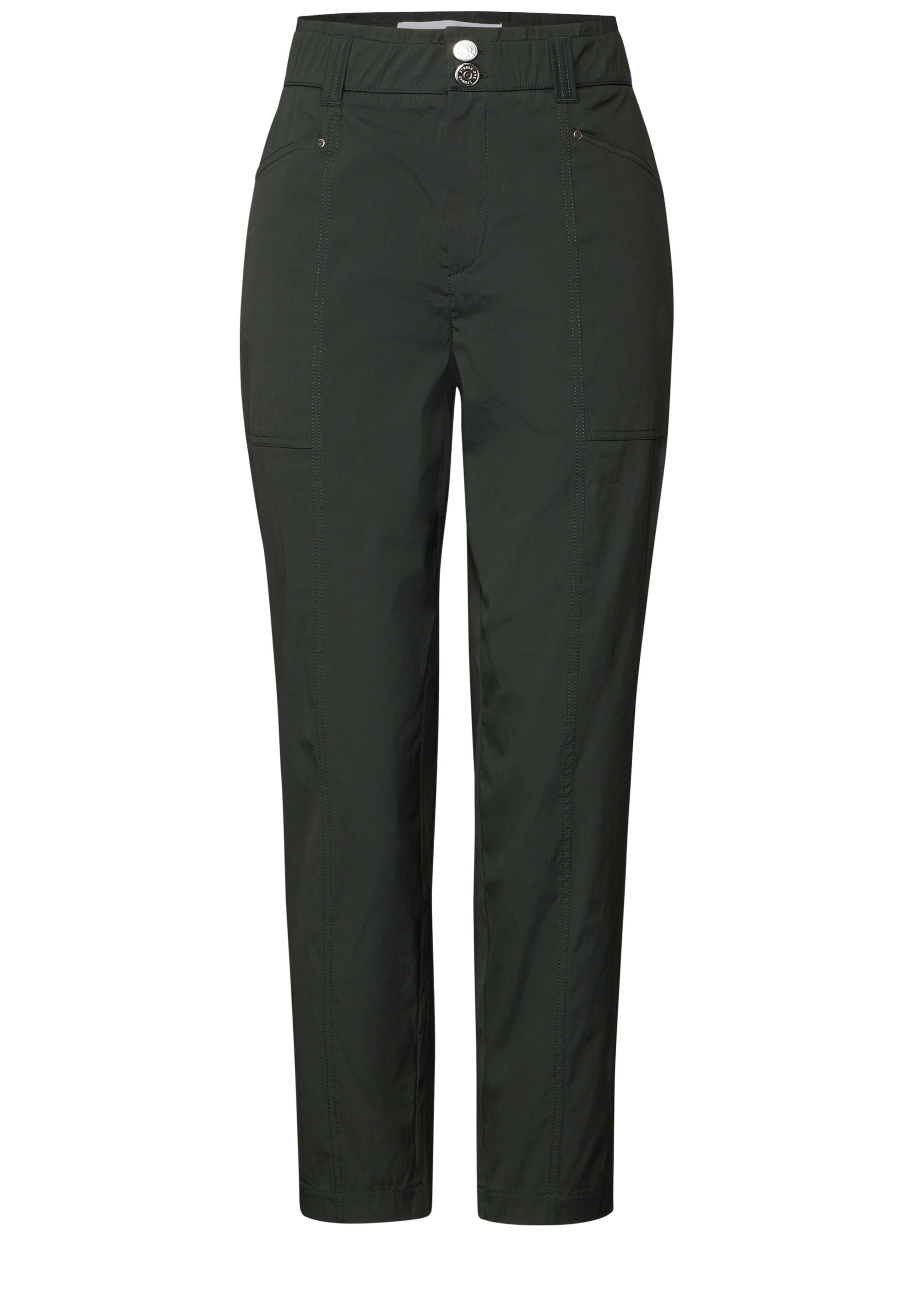 Street One Studio Regular Hose in Grün: Vorderseite