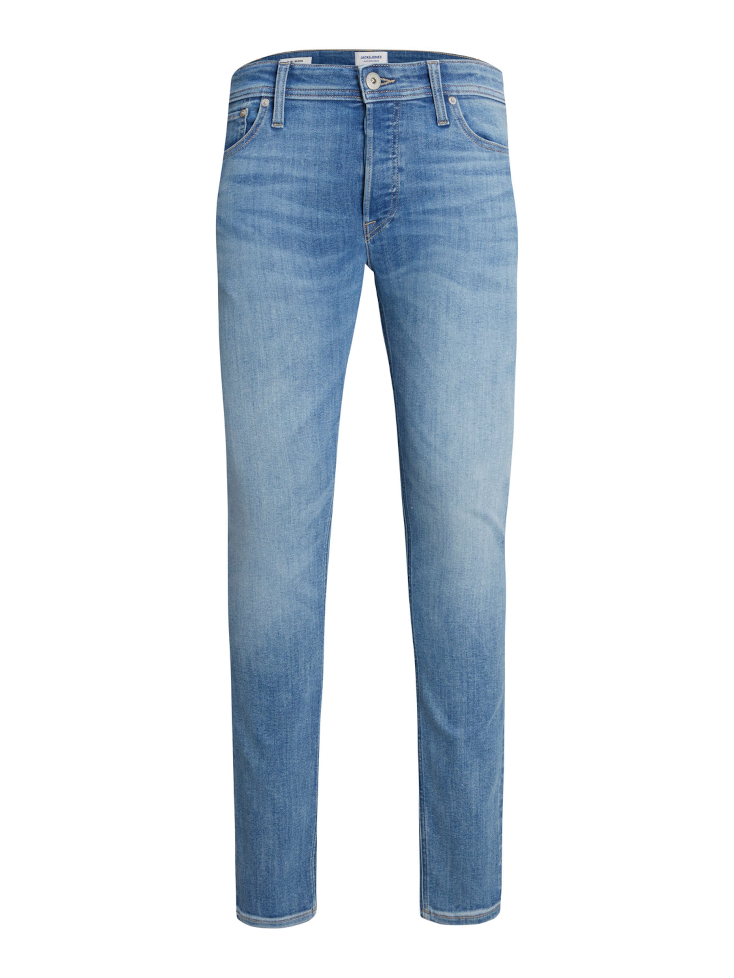 Skinny Jean 'Glenn' JACK & JONES en bleu : devant