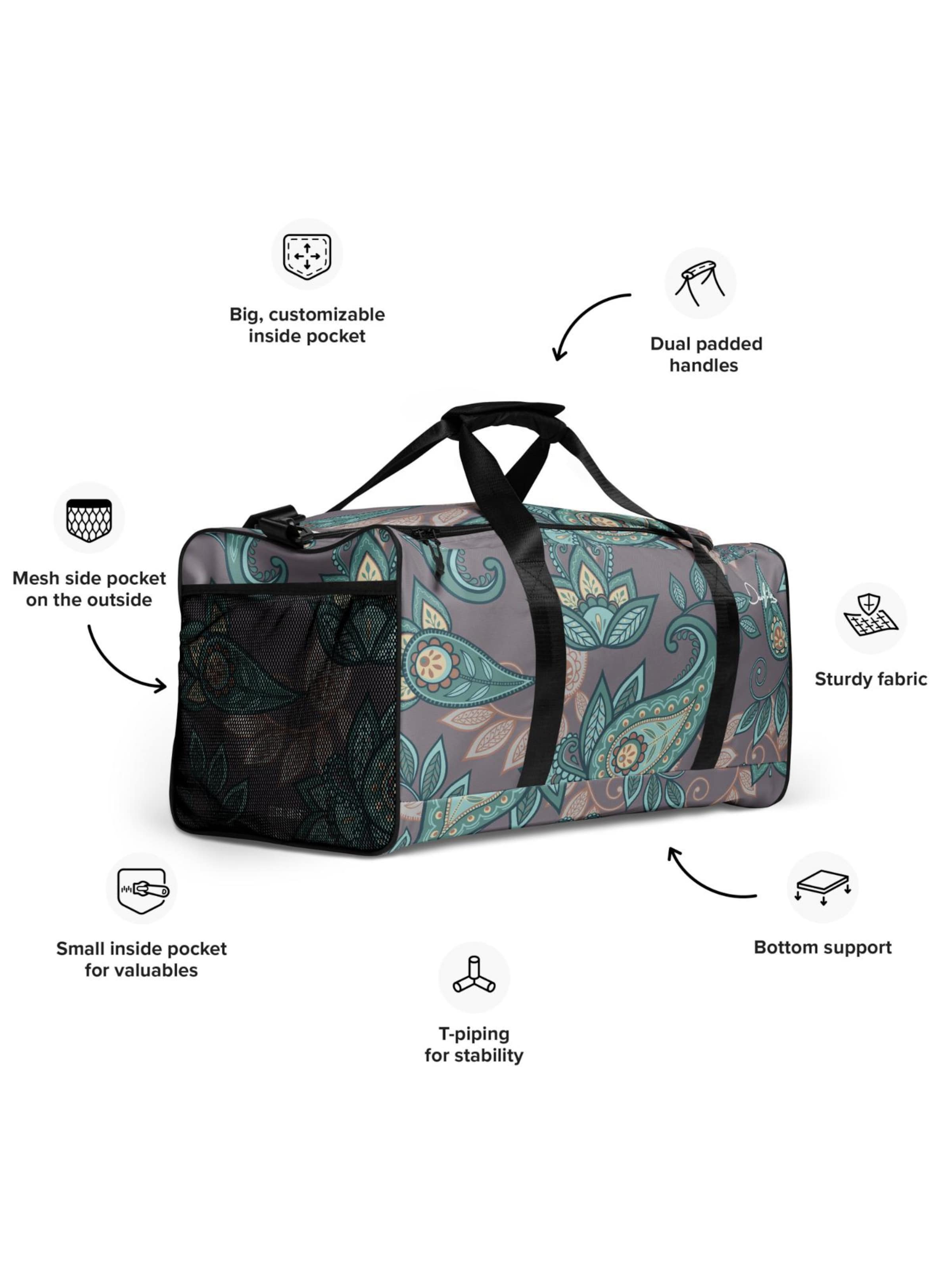 DECALVIBES Weekender 'Vintage Leaves'‌‌‌‌‌ in Blau