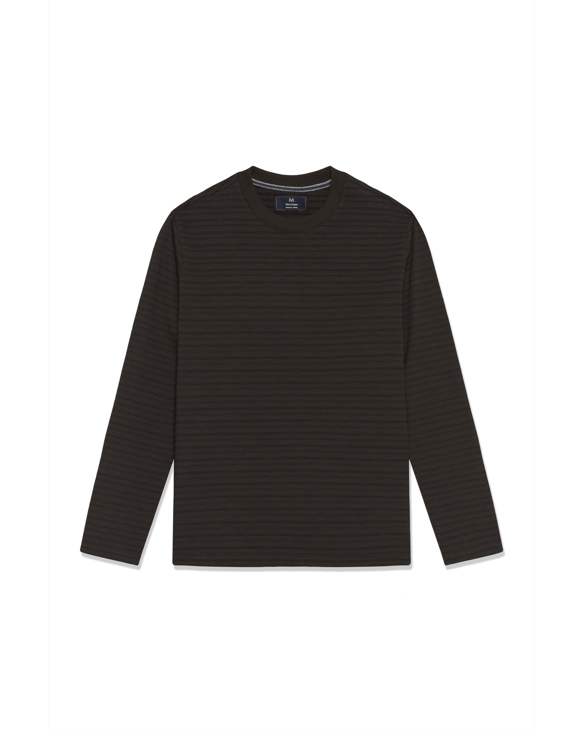 T-Shirt Matinique en marron : devant