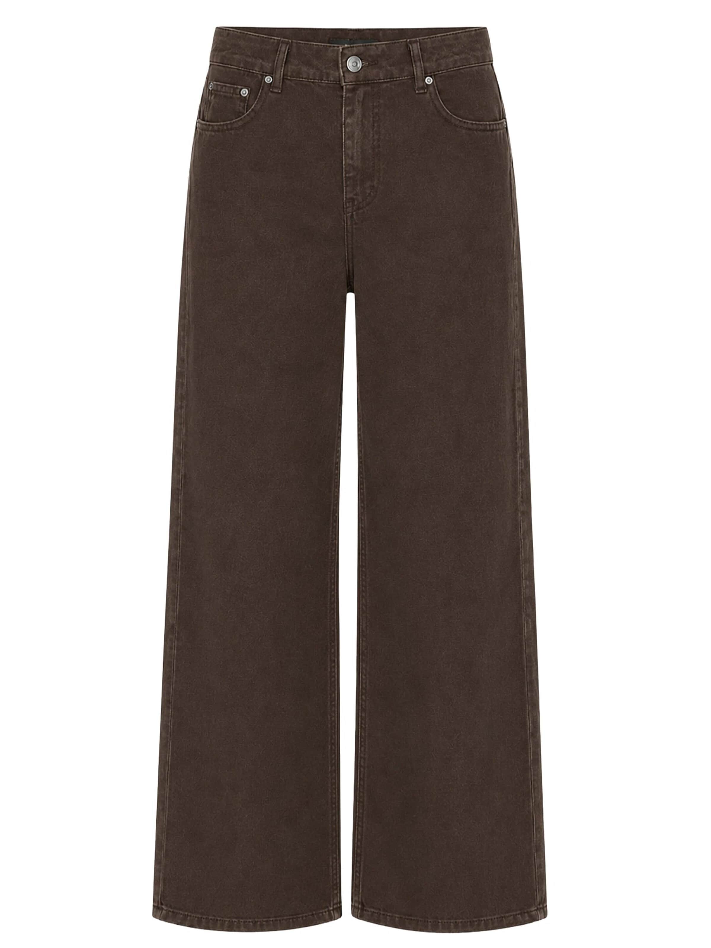 SASSYCLASSY Broek in Bruin: voorkant