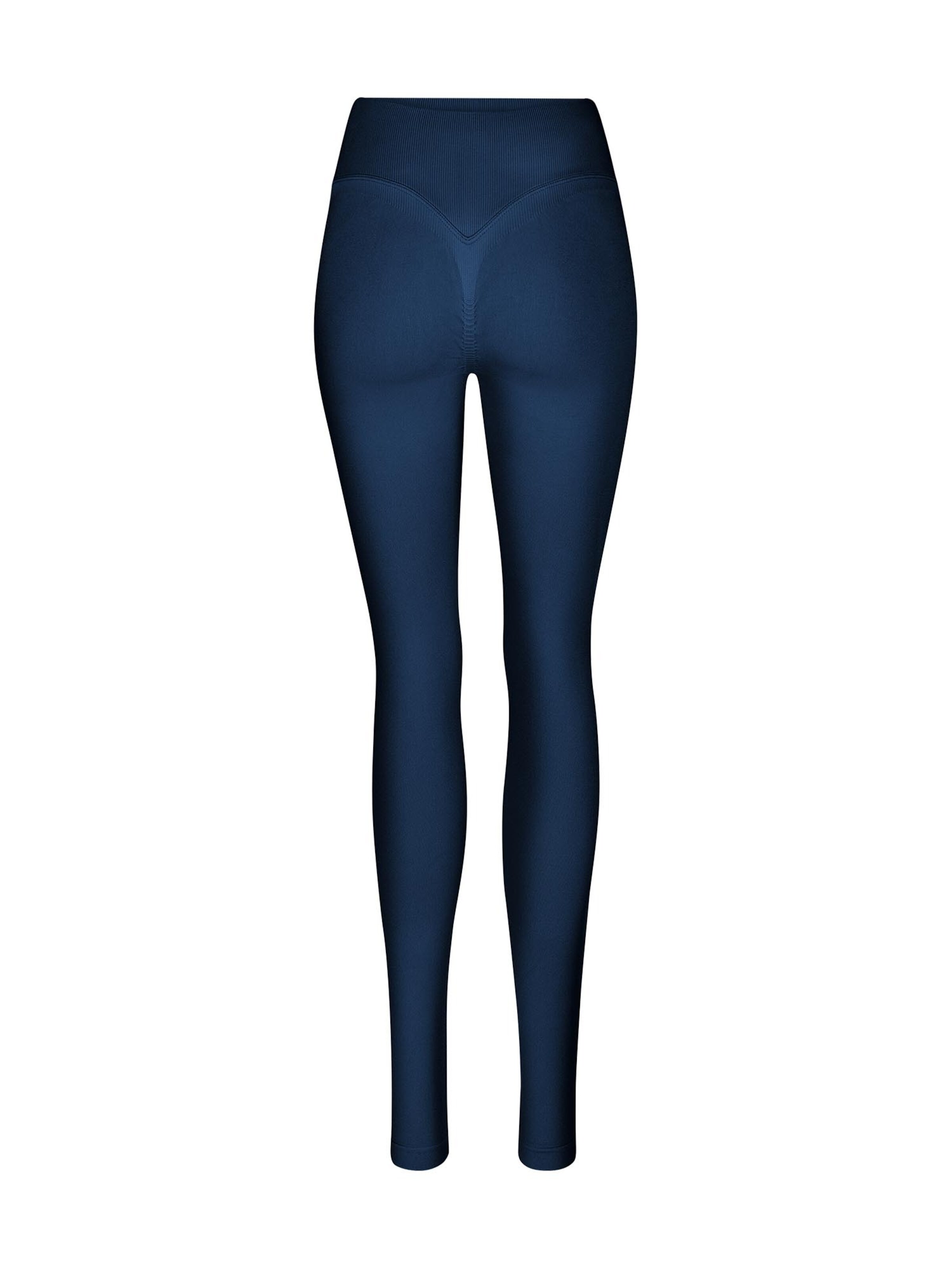 Nur Die - Skinny Leggings ' Scrunch ' en azul: frente