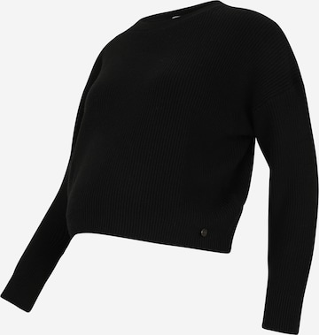 LOVE2WAITPulover - crna boja: prednji dio