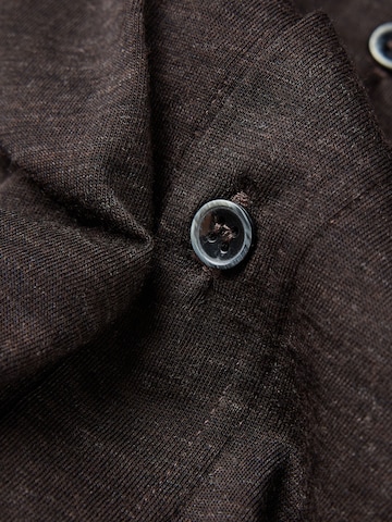 IUMAN Intimissimi Regular fit Button Up Shirt in Brown