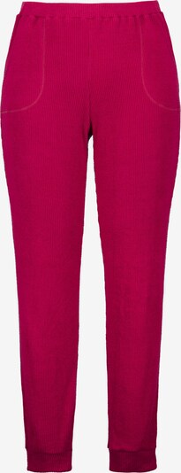 Ulla Popken Pantalon de pyjama en framboise, Vue avec produit