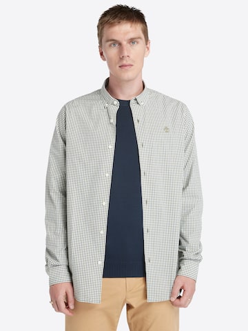 TIMBERLAND Regular fit Button Up Shirt in Green: front