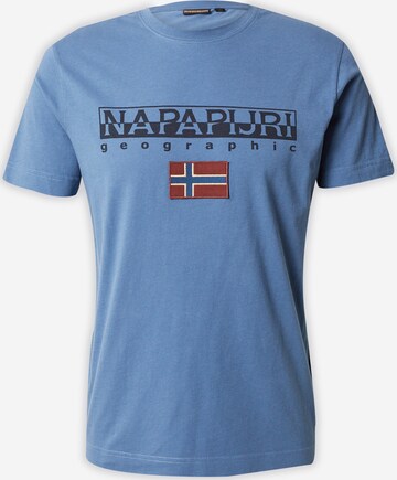 NAPAPIJRI Shirt 'AYAS' in Blauw: voorkant