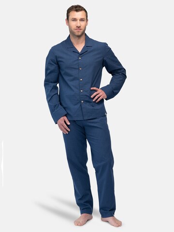 greenjama Pyjama lang‌‌‌‌‌‌‌ in Blau: Vorderseite