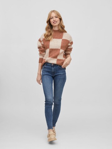 VILA Sweater 'Brynn' in Brown